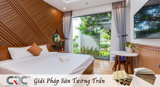 Ứng dụng gỗ nhựa CRC nội thất cho phòng khách sạn
