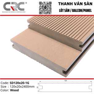 Sàn ngoài trời HD-120X20-1G