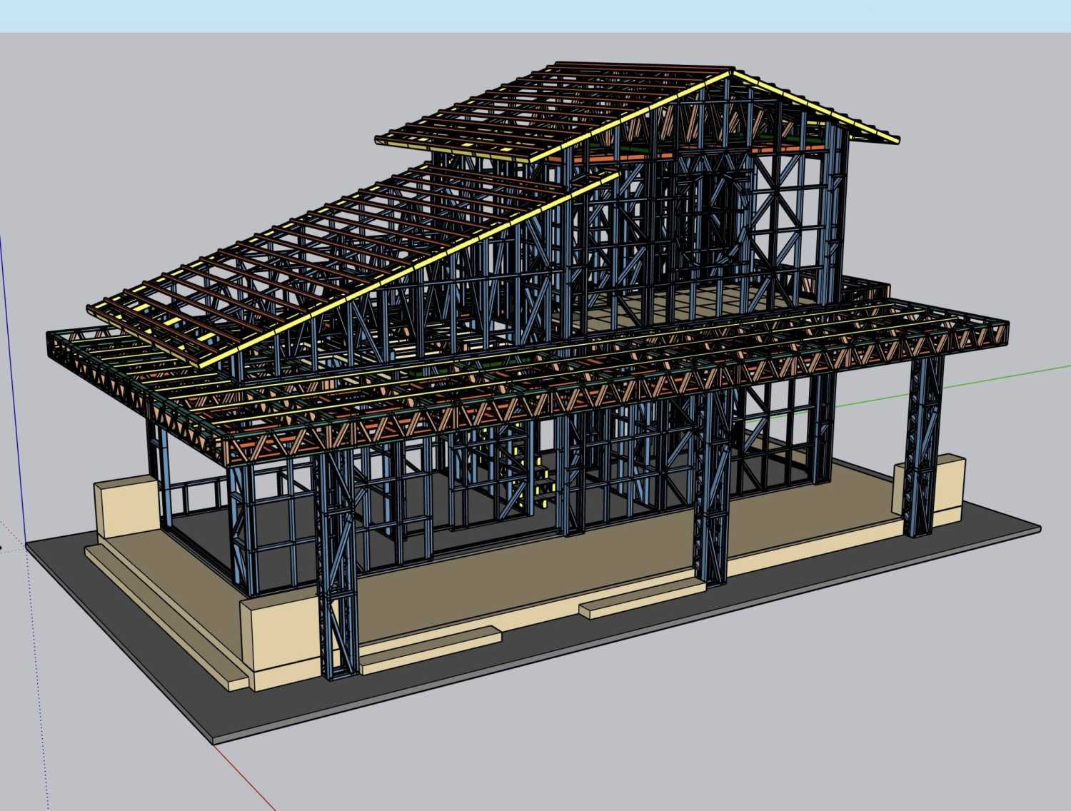 Gia công và lắp dựng kết cấu toàn khối G550